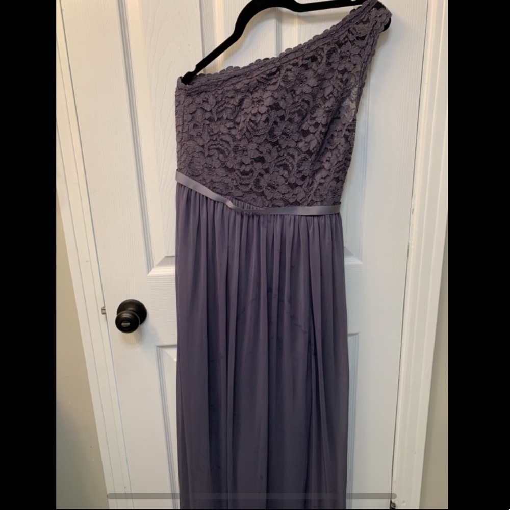 David’s Bridal dress Pewter